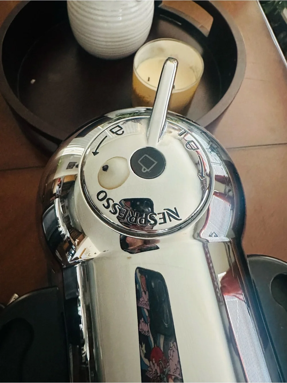 Nespresso VertuoLine Coffee Maker in Black and Chrome